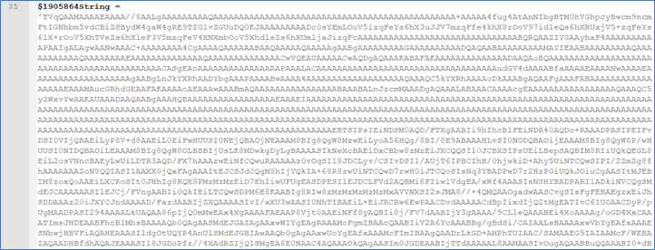 Figure 19 (Partial output)