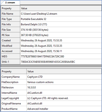 Figure 23 (Partial output from CFF Explorer)